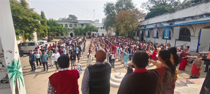 Govt. Digvijay Autonomous College-नशा मुक्त भारत  अभियान के तहत शासकीय दिग्विजय महाविद्यालय में शपथ  का आयोजन