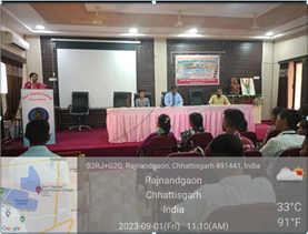 Govt. Digvijay Autonomous College-वैल्यू एडेड कोर्स फोटोग्राफी एवं वीडियोग्राफी प्रशिक्षण का हुआ शुभारंभ