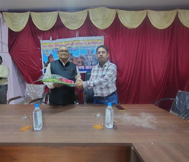 Govt. Digvijay Autonomous College-इतिहास विभाग में सर्टिफिकेट कोर्स का शुभारंभ किया गया।